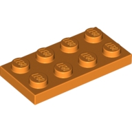 Lego destička 2x4, oranžová (4122468, 4158355)
